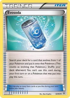 Evosoda card from Generations