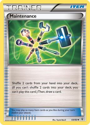 Maintenance card from Generations