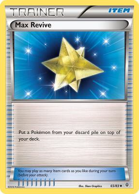 Max Revive card from Generations