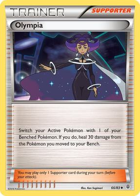 Olympia card from Generations