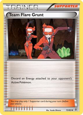 Team Flare Grunt card from Generations