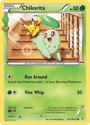 Chikorita card from Generations: Radiant Collection