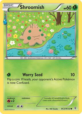 Shroomish card from Generations: Radiant Collection