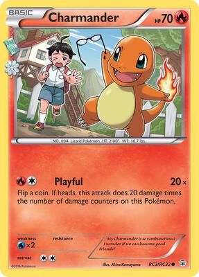 Charmander card from Generations: Radiant Collection