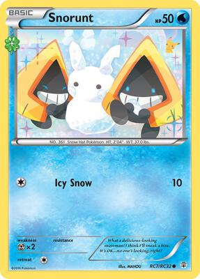 Snorunt card from Generations: Radiant Collection