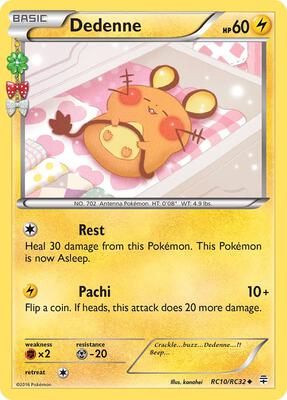 Dedenne card from Generations: Radiant Collection