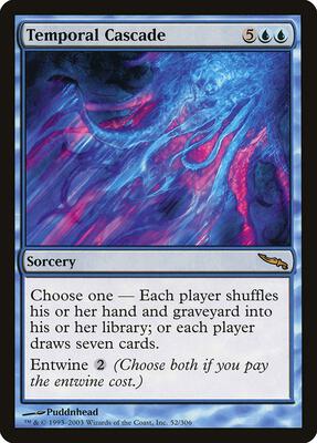 Temporal Cascade card from Mirrodin