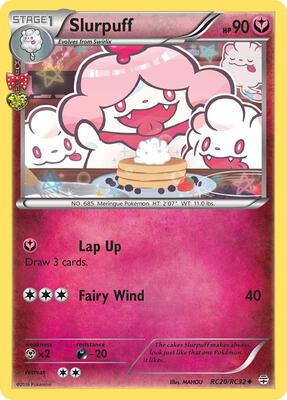 Slurpuff card from Generations: Radiant Collection