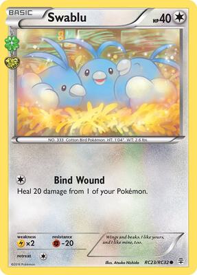 Swablu card from Generations: Radiant Collection