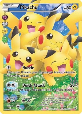 Pikachu (Full Art) card from Generations: Radiant Collection