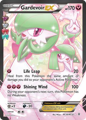 Gardevoir EX (Full Art) card from Generations: Radiant Collection