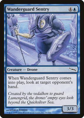 Wanderguard Sentry card from Mirrodin