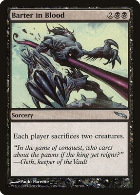 Barter in Blood card from Mirrodin