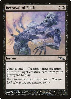 Betrayal of Flesh card from Mirrodin