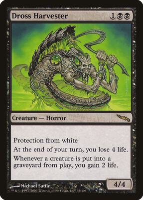 Dross Harvester card from Mirrodin