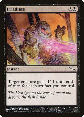 Irradiate card from Mirrodin
