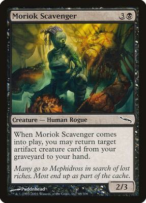 Moriok Scavenger card from Mirrodin