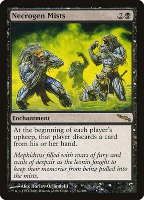 Necrogen Mists card from Mirrodin