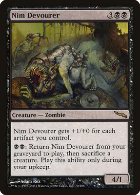 Nim Devourer card from Mirrodin