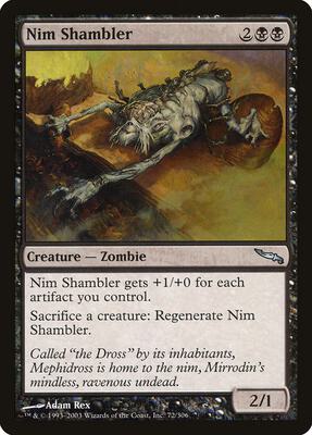 Nim Shambler card from Mirrodin