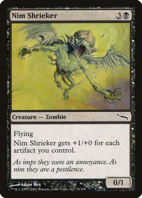 Nim Shrieker card from Mirrodin