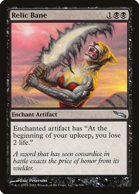Relic Bane card from Mirrodin