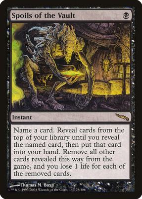 Spoils of the Vault card from Mirrodin