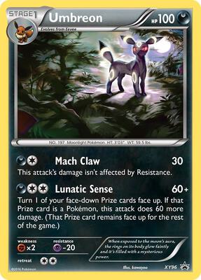 Umbreon card from XY Promos