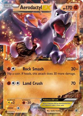 Aerodactyl EX - XY97 card from XY Promos