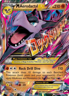 M Aerodactyl EX card from XY Promos