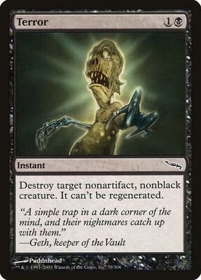Terror card from Mirrodin