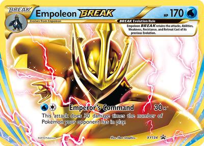 Empoleon BREAK card from XY Promos