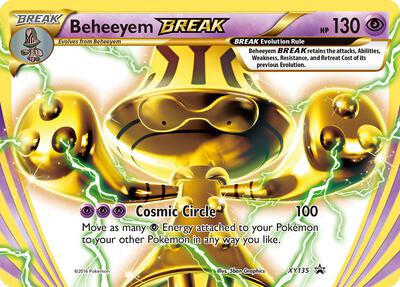 Beheeyem BREAK - XY135 card from XY Promos