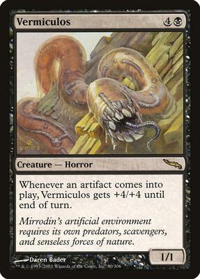 Vermiculos card from Mirrodin