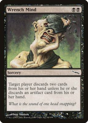 Wrench Mind card from Mirrodin
