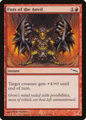 Fists of the Anvil card from Mirrodin