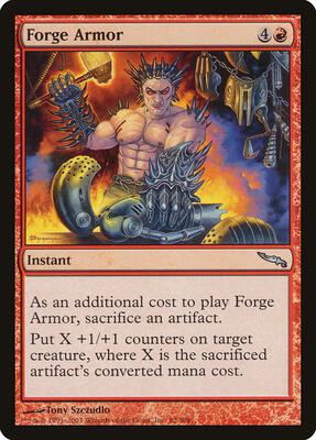 Forge Armor card from Mirrodin