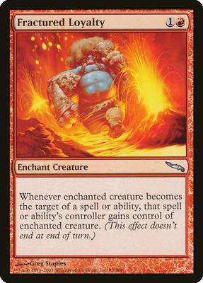Fractured Loyalty card from Mirrodin