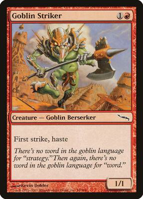 Goblin Striker card from Mirrodin
