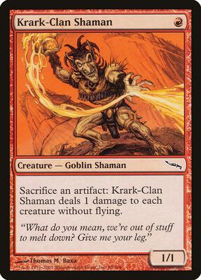 Krark-Clan Shaman card from Mirrodin