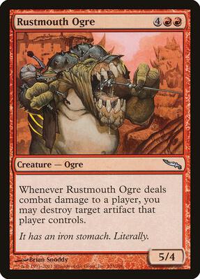 Rustmouth Ogre card from Mirrodin