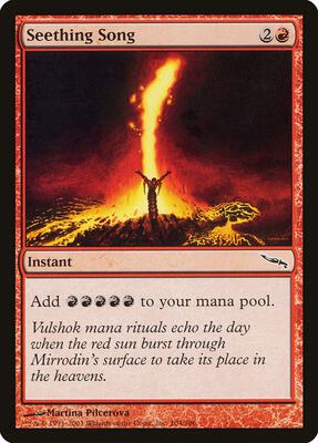 Seething Song card from Mirrodin