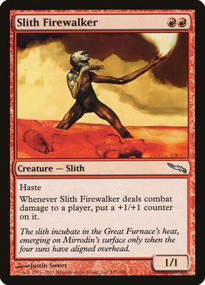 Slith Firewalker card from Mirrodin