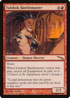 Vulshok Battlemaster card from Mirrodin
