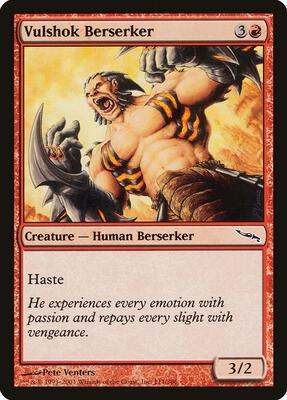 Vulshok Berserker card from Mirrodin