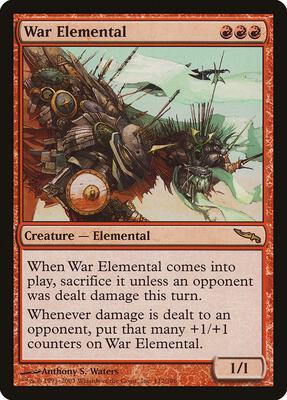 War Elemental card from Mirrodin