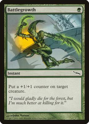 Battlegrowth card from Mirrodin