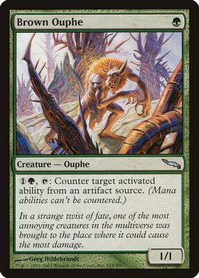 Brown Ouphe card from Mirrodin