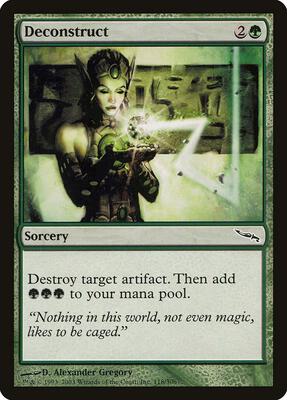 Deconstruct card from Mirrodin