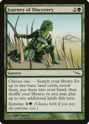 Journey of Discovery card from Mirrodin